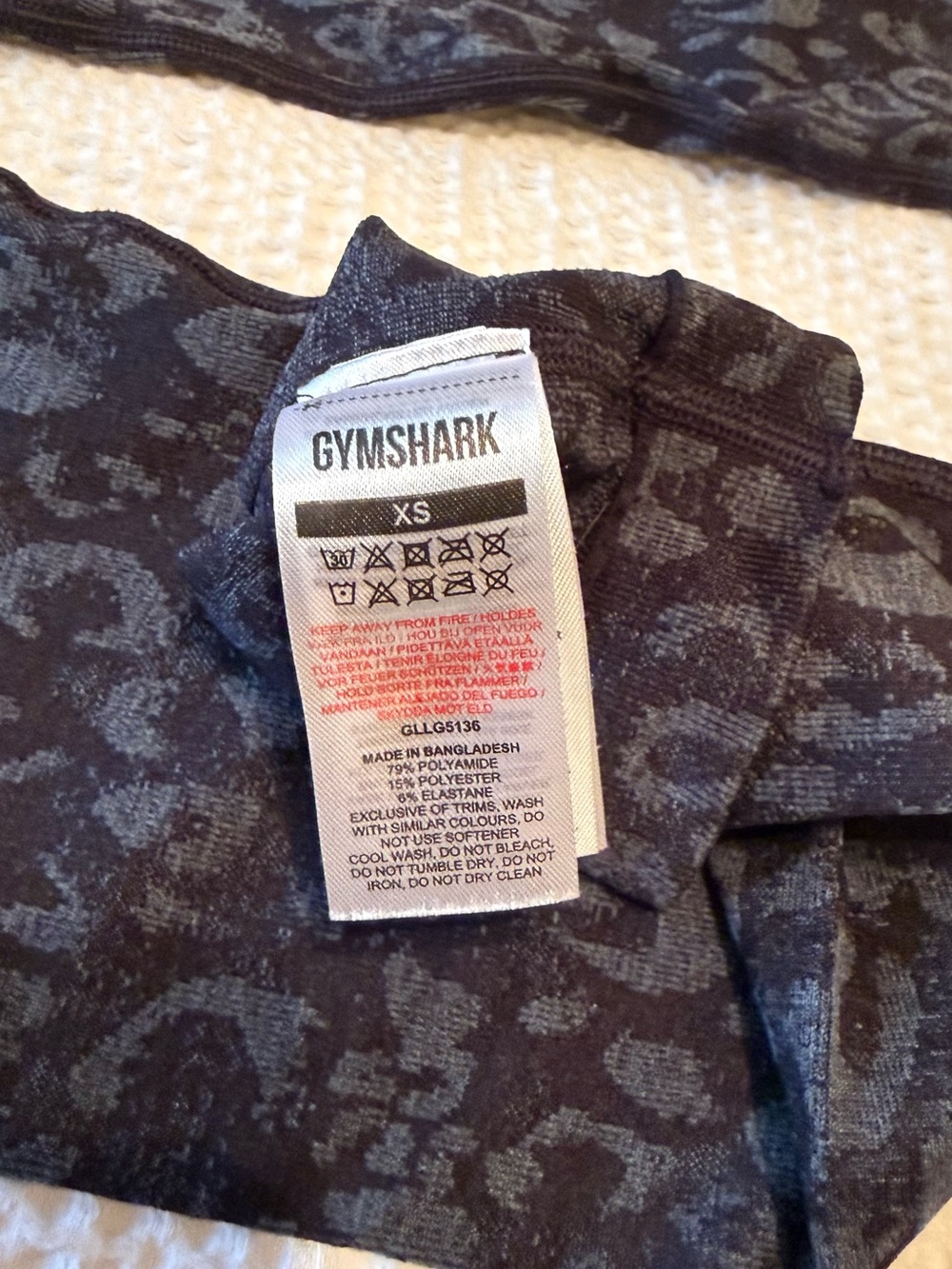 Gymshark | Adapt Animal (Leopard-Print) Seamless Leggings | Size = XS - Picture 3 of 7